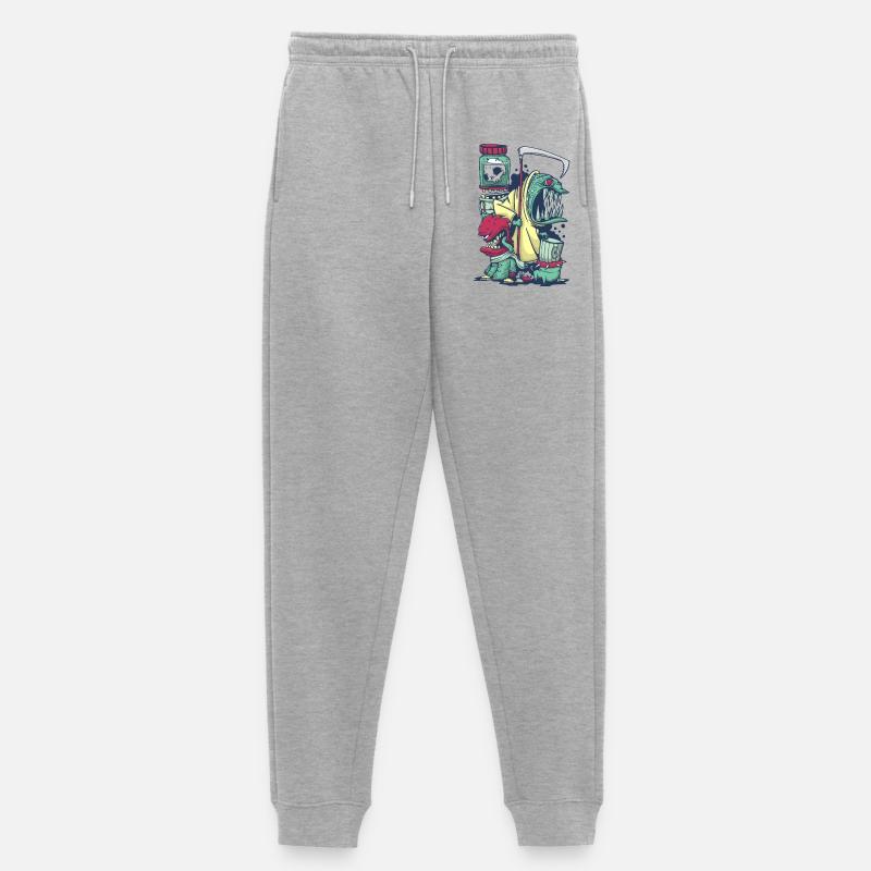 Monstres - Pantalon de jogging Premium bio Femme - gris chiné