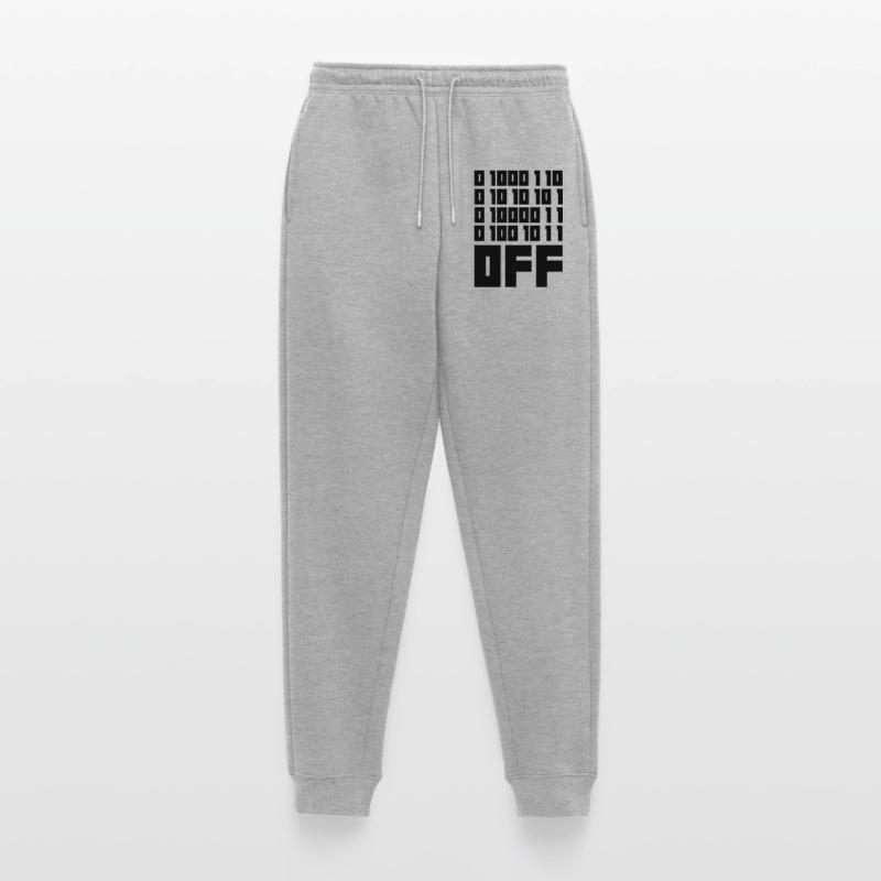 Binary Code F**k OFF – Nerd Humor & Geek Code Women's Premium Organic Joggers
