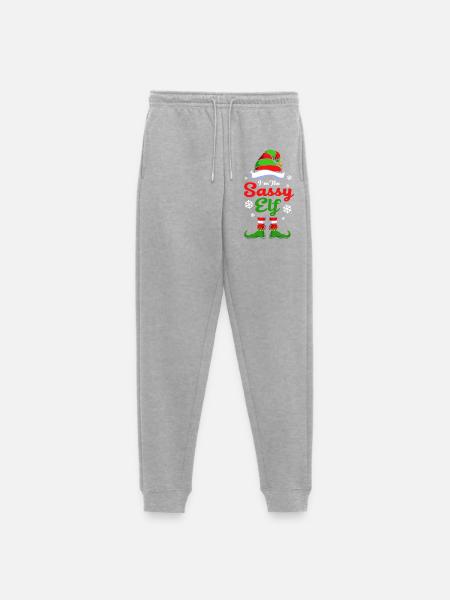 Elfe Elf Weihnachtsgeschenk Nervensäge - Frauen Premium Bio Jogginghose - Grau meliert
