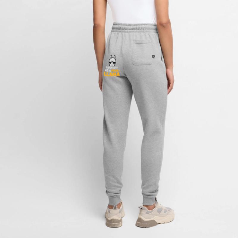 I Identify As A Probllama Cool Lama Problem Spruch Frauen Premium Bio Jogginghose