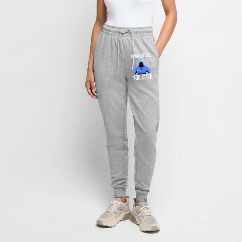 Hacker Hacker Programmeur Cybersécurité Linux Pantalon de jogging Premium bio Femme