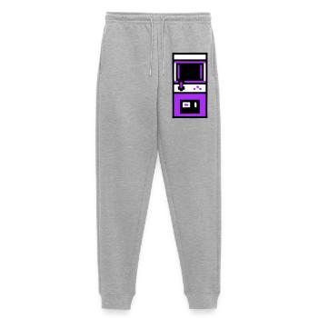 Nostalgischer Arcade Automat Gamer - Frauen Premium Bio Jogginghose - Grau meliert - Vorne - Selfina (174cm)