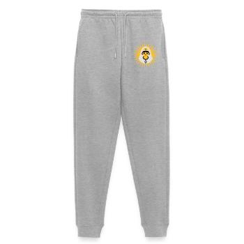 Braut | Bride | Wedding | Junggesellenabschied - Pantalon de jogging Premium bio Femme - gris chiné - Devant - Selfina (174cm)