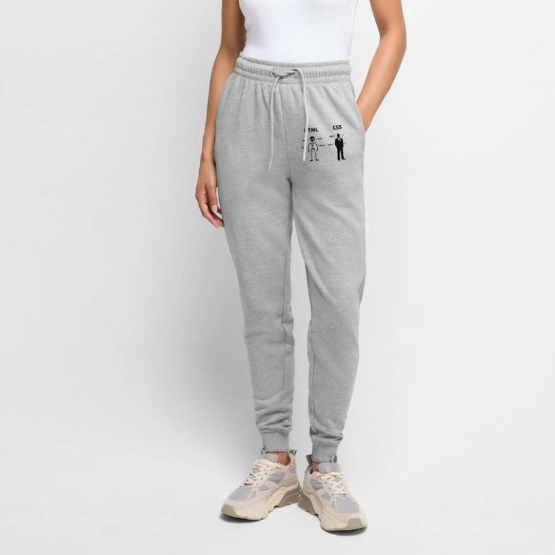 Développeur Programmeur Coden Code de script CSS Pantalon de jogging Premium bio Femme
