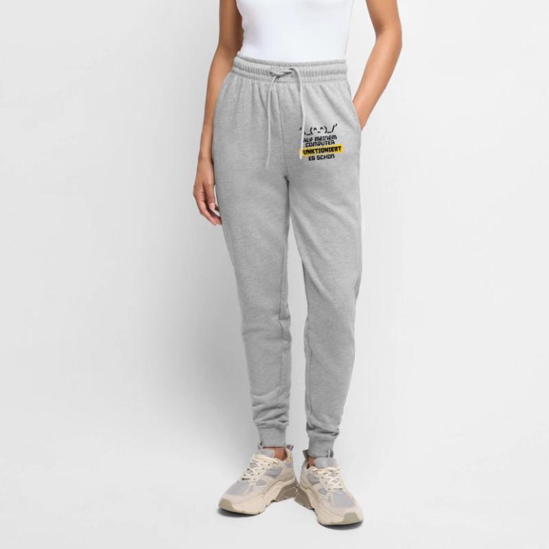 Developer Statement Code Skripting Programmierer Frauen Premium Bio Jogginghose