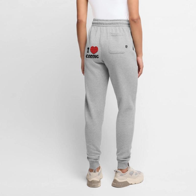 Script de code Debug Heart Statement Pantalon de jogging Premium bio Femme
