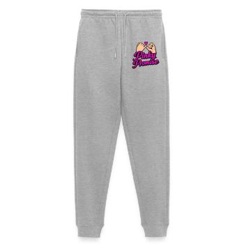 Pinky Promise Herz Versprechen Ehrenwort Shirt - Frauen Premium Bio Jogginghose - Grau meliert - Vorne - Selfina (174cm)