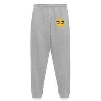 Sommer / Urlaub / Strand / Sonne - Frauen Premium Bio Jogginghose - Grau meliert - Vorne - Selfina (174cm)