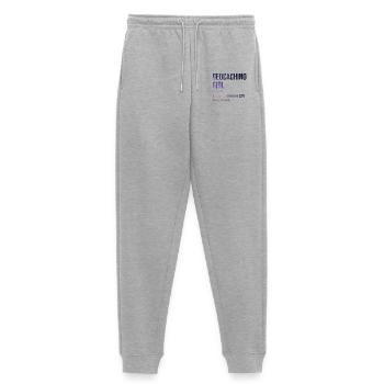 Geocaching - Frauen Premium Bio Jogginghose - Grau meliert - Vorne - Selfina (174cm)