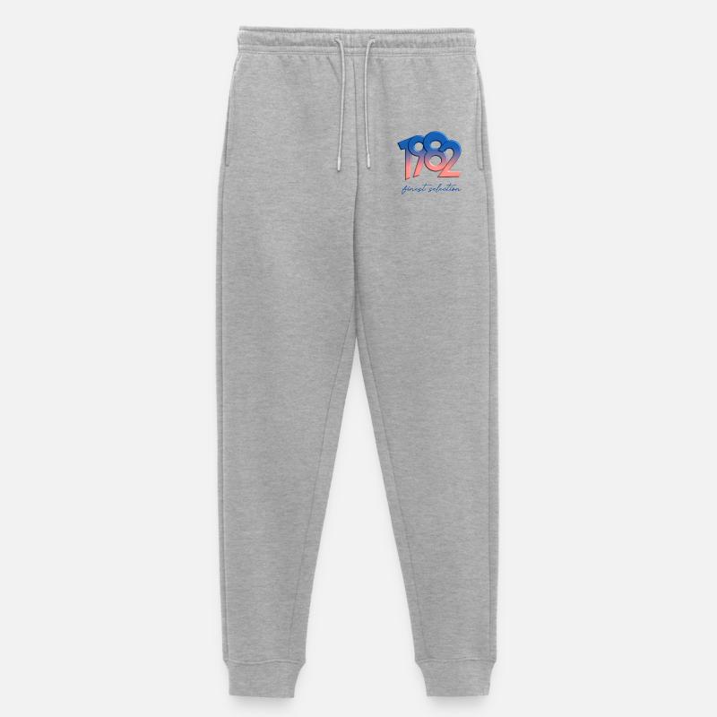 1982 - finest selection - Frauen Premium Bio Jogginghose - Grau meliert