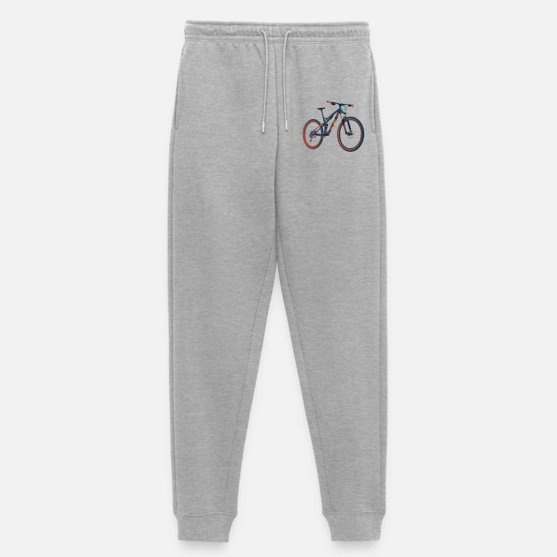 MTB Fully - Frauen Premium Bio Jogginghose - Grau meliert