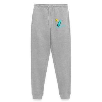 Surfer Sonne - Frauen Premium Bio Jogginghose - Grau meliert - Vorne - Selfina (174cm)