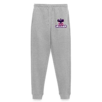 VR Bear with Virtual Reality Glasses - Women's Premium Organic Joggers - heather grey - Front - Selfina (174cm)
