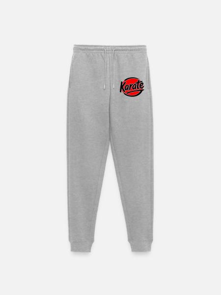 Karate - Frauen Premium Bio Jogginghose - Grau meliert