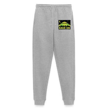 Rave On Festival Zelt Techno Party Crew - Frauen Premium Bio Jogginghose - Grau meliert - Vorne - Selfina (174cm)