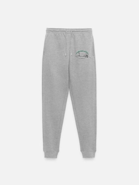 Certified Golfcart driver - Frauen Premium Bio Jogginghose - Grau meliert