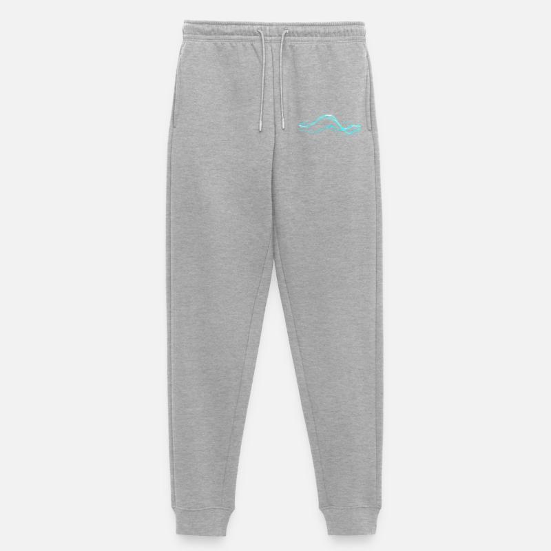 Data Overload - Frauen Premium Bio Jogginghose - Grau meliert