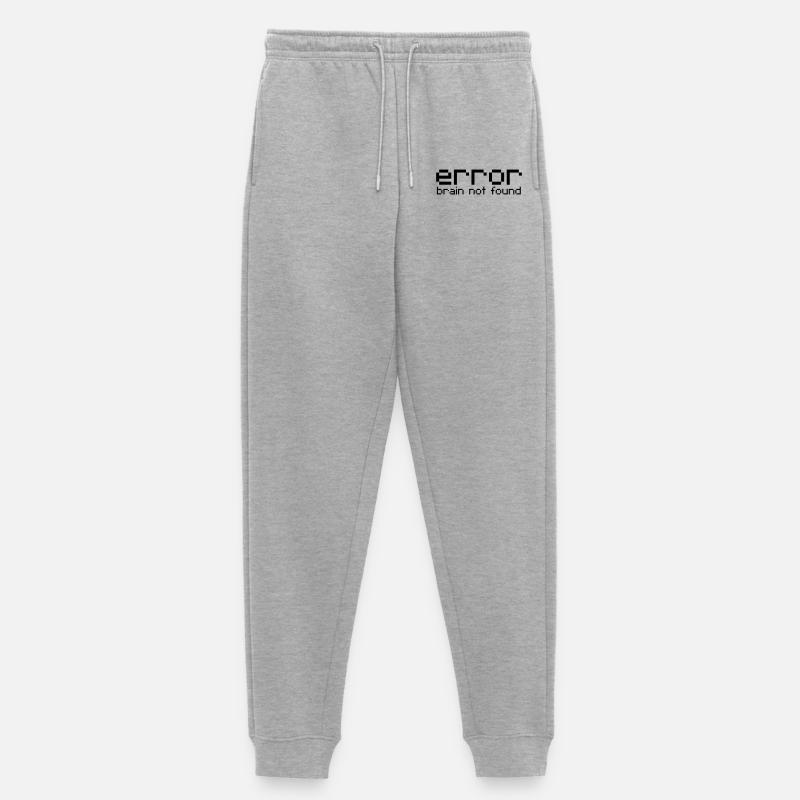 error brain not found - Women's Premium Organic Joggers - heather grey