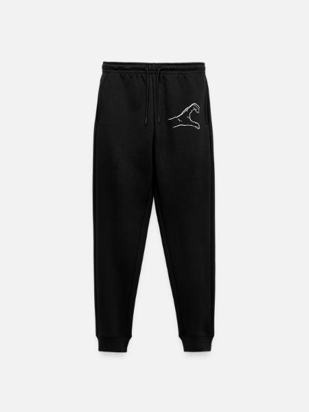 Love Hands Partner Design - Frauen Premium Bio Jogginghose - Schwarz