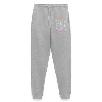 Mathematik Gleichungen - Frauen Premium Bio Jogginghose - Grau meliert - Vorne - Selfina (174cm)
