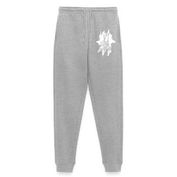 Giraffes of the savannah - Women's Premium Organic Joggers - heather grey - Front - Selfina (174cm)