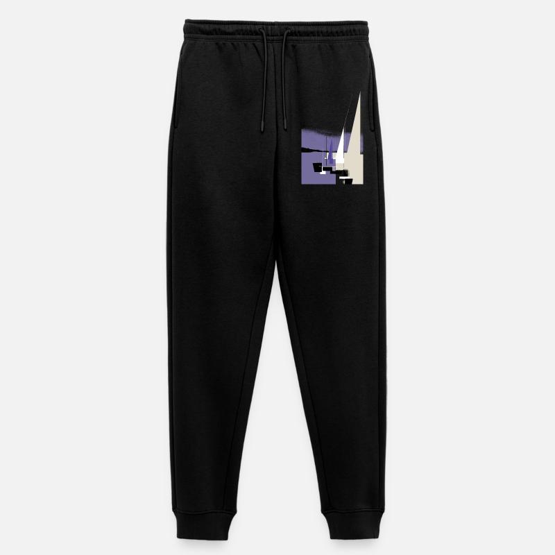 Segelboote im Abendhafen - Frauen Premium Bio Jogginghose - Schwarz