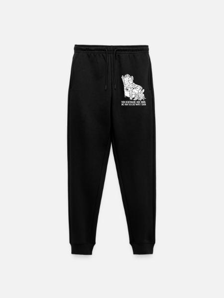 Mein Dienstwagen, mein Thron - Frauen Premium Bio Jogginghose - Schwarz
