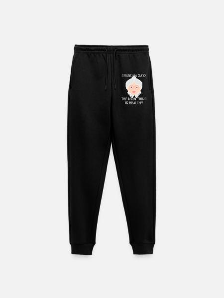 Oma - Frauen Premium Bio Jogginghose - Schwarz