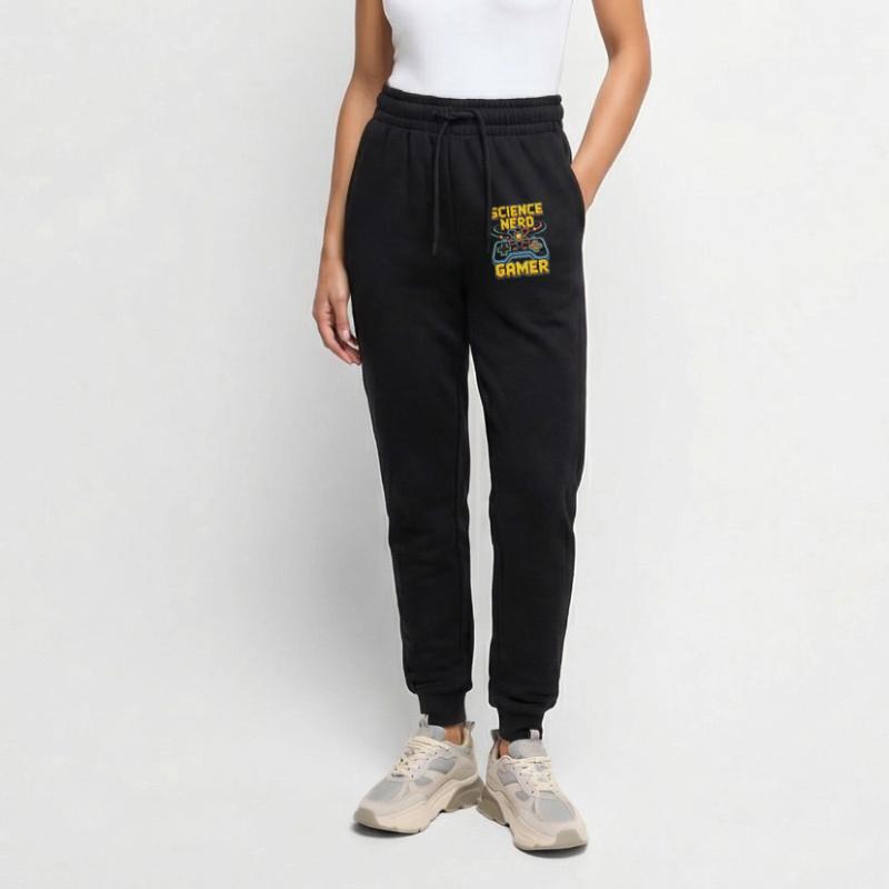 Science Nerd Gamer Atom Controller Wissenschaft Pantalon de jogging Premium bio Femme