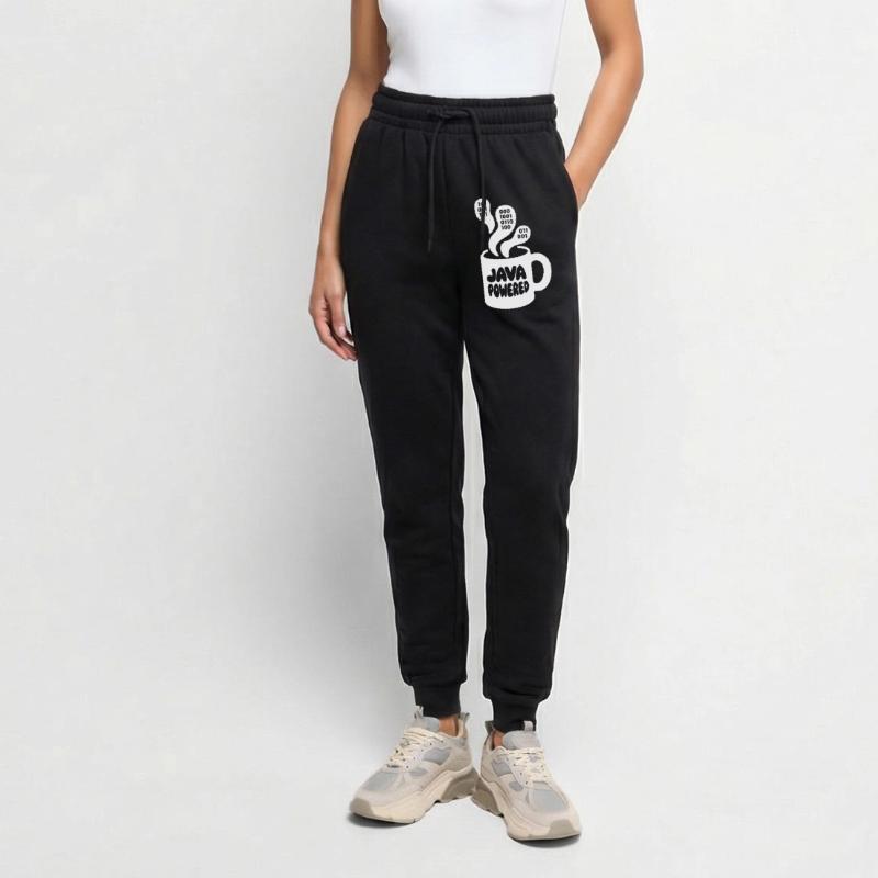 Java Powered Mug: Binary Steam Women's Premium Organic Joggers
