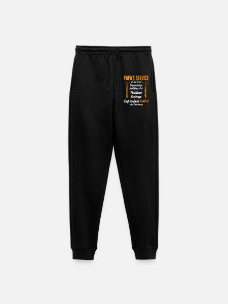 Dad's Service Repairs 24h / Funny Humor - Women's Premium Organic Joggers - black