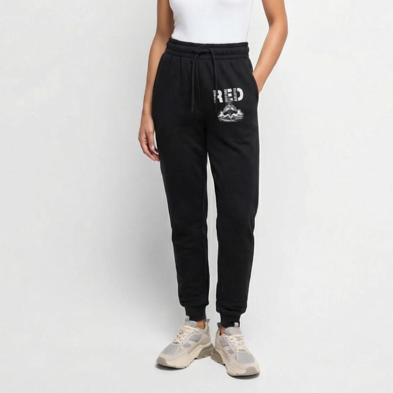 RED Remember Everyone Deployed Support Troops Women's Premium Organic Joggers