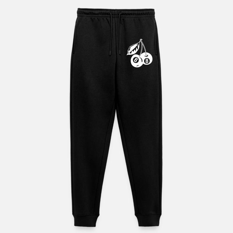 Cerises à 8 boules minimalistes et créatives - Pantalon de jogging Premium bio Femme - noir