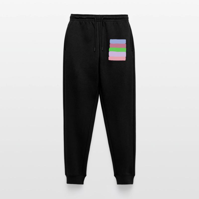 Pastellstreifen-Stack Frauen Premium Bio Jogginghose
