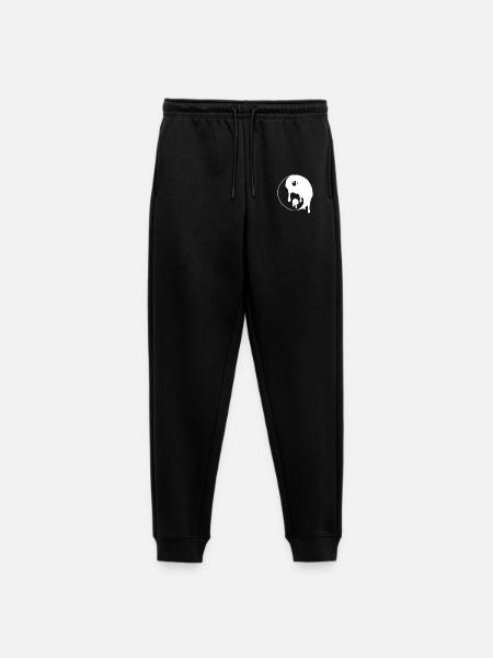 Yin Yang - Frauen Premium Bio Jogginghose - Schwarz