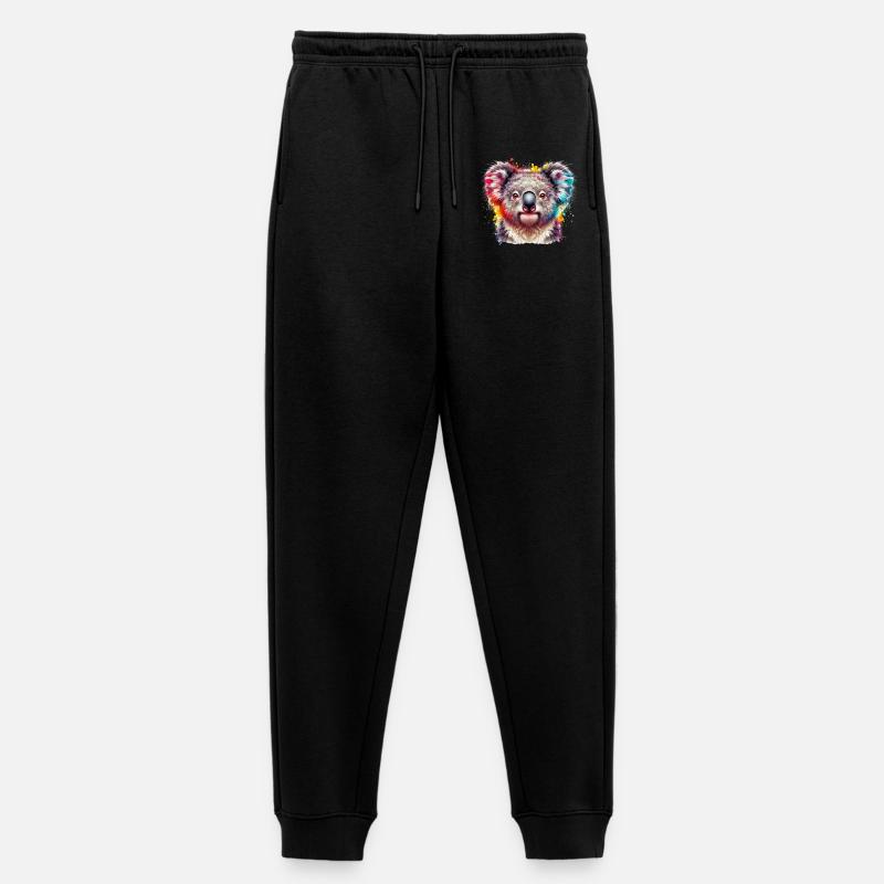 Koala - Frauen Premium Bio Jogginghose - Schwarz