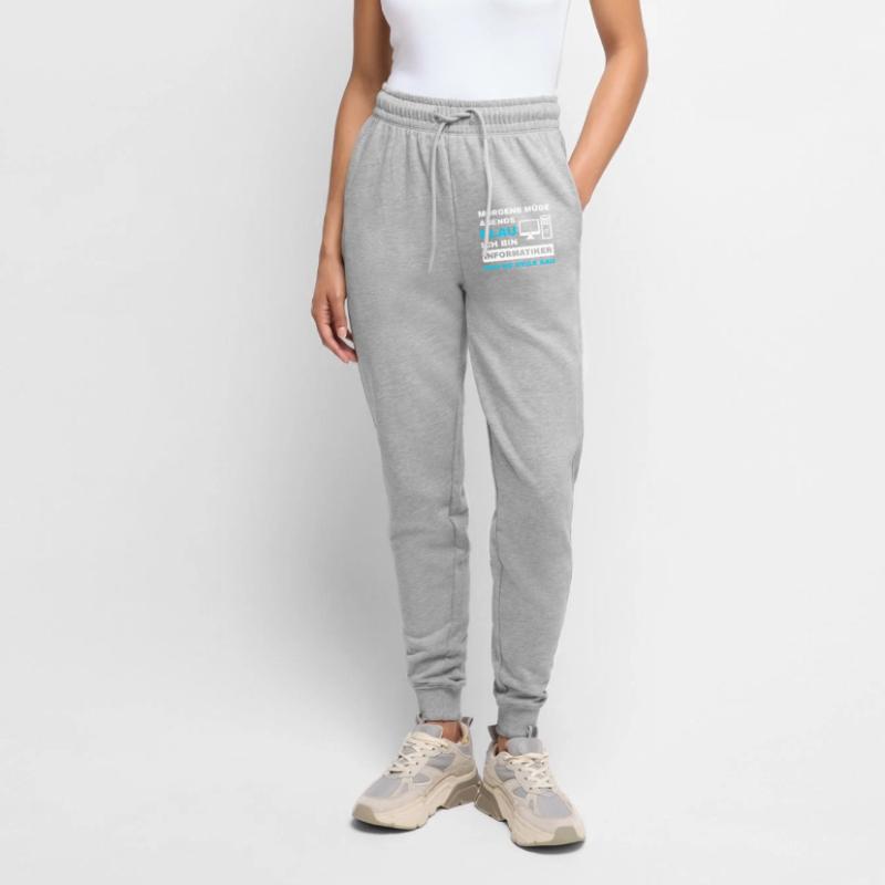 computer scientist programmer admin sayings funny Women's Premium Organic Joggers