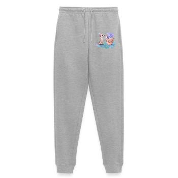 Suricate - Pantalon de jogging Premium bio Femme - gris chiné - Devant - Selfina (174cm)