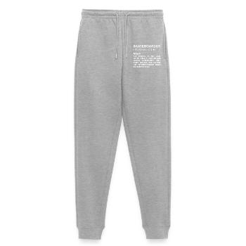 Définition du skateur - Pantalon de jogging Premium bio Femme - gris chiné - Devant - Selfina (174cm)