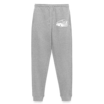 Entraîneur longue distance à l’ancienne - Pantalon de jogging Premium bio Femme - gris chiné - Devant - Selfina (174cm)