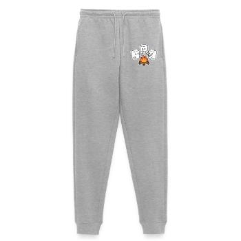 Kuschelige Marshmallows am Lagerfeuer - Frauen Premium Bio Jogginghose - Grau meliert - Vorne - Selfina (174cm)