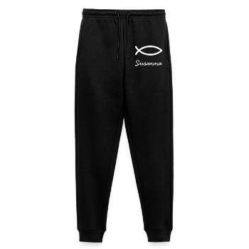 Susanna Christian name with S maiden name baptism - Women's Premium Organic Joggers - black - Front - Selfina (174cm)