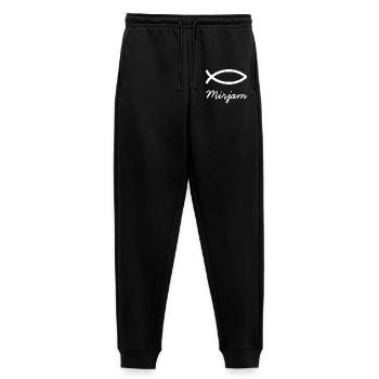 Mirjam Christian name with M maiden name baptism - Women's Premium Organic Joggers - black - Front - Selfina (174cm)