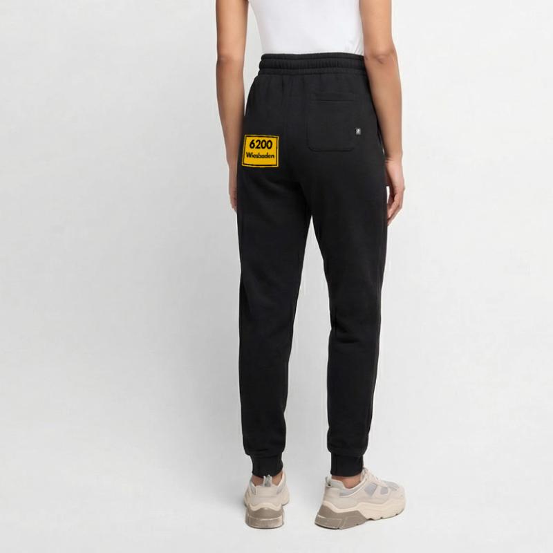 OLD POSTCODE POSTCODE RETRO 6200 WIESBADEN Women's Premium Organic Joggers