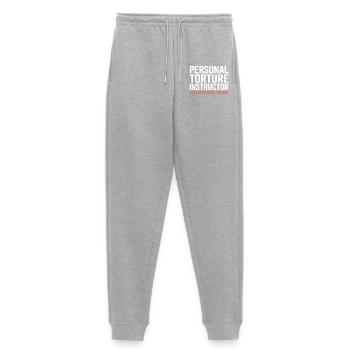 Torture Instructor I Mean Personal Trainer - Women's Premium Organic Joggers - heather grey - Front - Selfina (174cm)