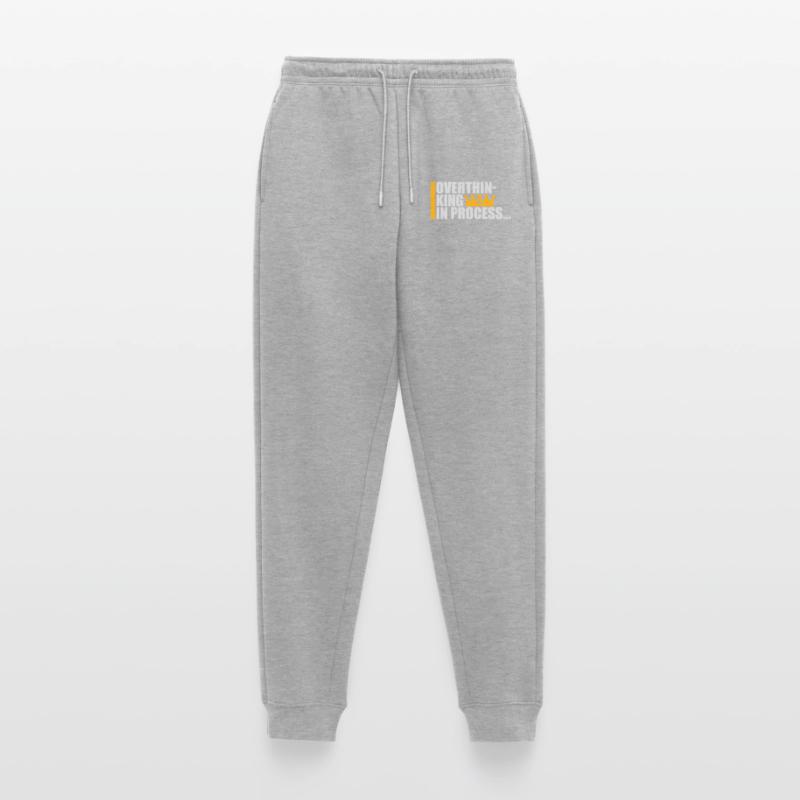 Overthinking In Process Funny Brooding Saying Logo Women's Premium Organic Joggers