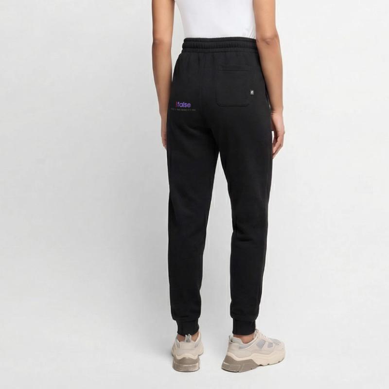 Jeu de mots sur la programmation Ifalse Funny Coder Pantalon de jogging Premium bio Femme