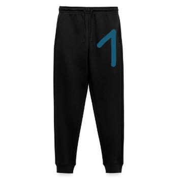 1 Number One Number Birthday - Women's Premium Organic Joggers - black - Front - Selfina (174cm)