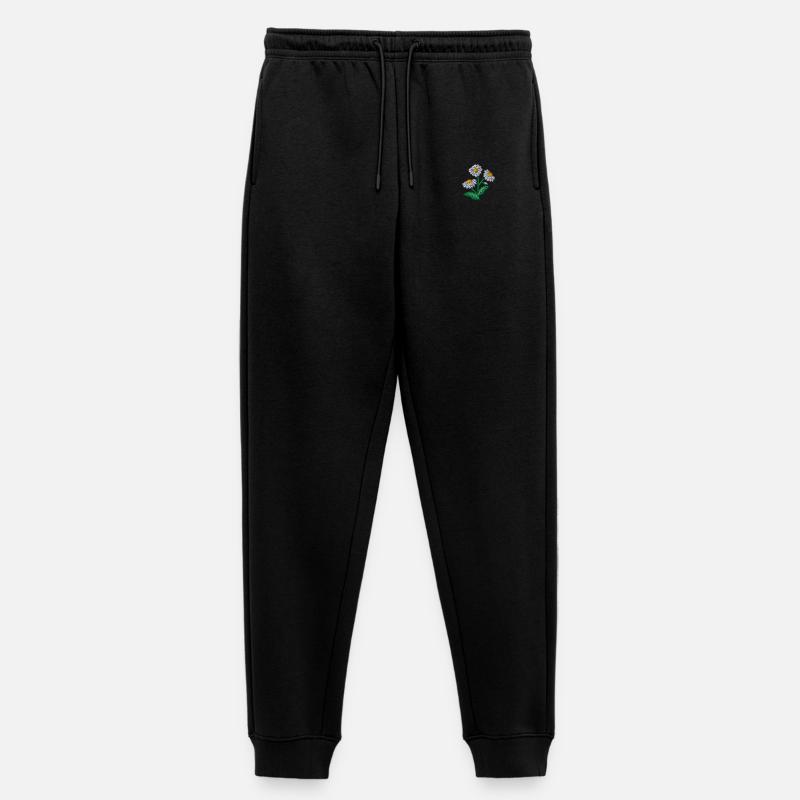 Gänseblümchen - Frauen Premium Bio Jogginghose - Schwarz