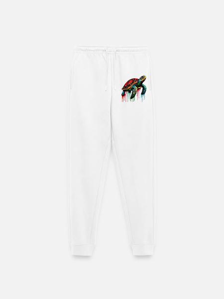 Schildkröte - Frauen Premium Bio Jogginghose - Weiß